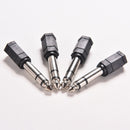 5x 6.5mm 1/4 Male to 3.5mm 1/8 Female Stereo Audio Mic Plug Adapter Mini Jack 3c