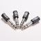 5x 6.5mm 1/4 Male to 3.5mm 1/8 Female Stereo Audio Mic Plug Adapter Mini Jack 3c