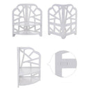 1X(Desktop Cosmetics Organizer Bathroom Storage Rack Corner Shelf