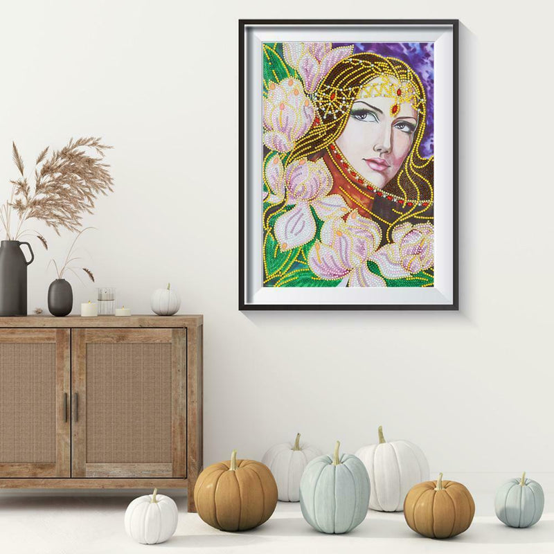 5D DIY Special Shaped Diamond Painting Beauty Cross Stitch Mosaic Craft Kit