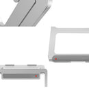 Aluminum Laptop Stand Foldable Desk Holder for 7-15.5 inch Notebook Tablet
