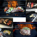 5x Barbecue BBQ Mat Pad Reusable Barbecue Grilling Cooking Baking Picnic Set