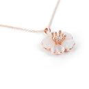Fashion Stud Earrings Necklace Set Cute Flower Party Prom Jewelry Accessories&M