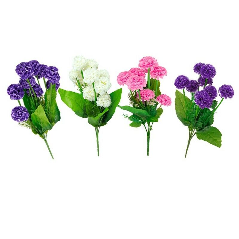 1 x Artificial Simulation Hydrangea Flower Plant with 9 Flower Balls for Bo