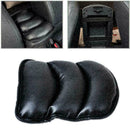 Black PU Leather Car Center Console Armrest Cushion Arm Mat Armrest Cover G W8B4
