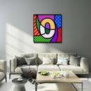 30x30cm Diamond Painting Colorful Number 0 Full Round Drill Cross Stitch