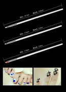 Nail Art UV Gel Design Brush Set Painting Pen Manicure Tips Tools Tackle Se New
