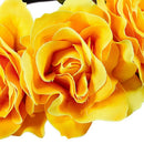 Women's Hawaiian Stretch Rose Flower Headband Floral Crown for Garland Part E3Y7