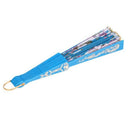 Spanish Floral Oriental Dance Party Wedding Folding Hand Fan Lace - Lake Bl Y9C2