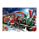 Christmas Train 5D DIY Full Drill Diamond Painting Cross Stitch Home Decor