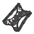 Adjustable Nylon Dogs Harness Vest Puppy Chest Strap Pet Supply (White)L A