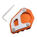 Kickstand Side Stand Extension Pad Plate for KTM 1290 1050 1190 ADV Orange