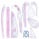 10 IN 1 French Curve Metric Ruler Set Dressmaking Tailor Sewing Clothes Tools#