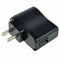 2 Pin Plug Power Adapter Charger For AC 110V-240V O1E5 500mA USB DC Xmas to N5C7