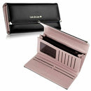 Lan Jin Jue Waterproof wallet with buckle Women's clutch Fashion Handbag Le