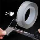 Traceless Washable Double-Sided Adhesive Tape Roll Removable Heavy Duty Reusable