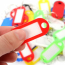 30x Key Chain Labels Lettering Key Tags Name Badges