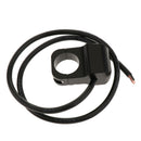 25mm Motorcycle Handlebar Headlight Switch Stainless Steel Yellow Dirt Bike