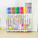 Hot 12 Colors-Whiteboard Markers White Board Dry-Erase cvb Marker Set Pens K9B5