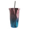 Stainless Steel Tumbler with Straw - Hot and Cold Double Wall Drinking Cups S2I2