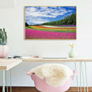 Blue Sky Flowers 5D DIY Full Round Drill Diamond Painting Rhinestones Decor