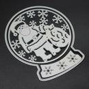 Santa Claus Metal Cutting Dies Stencils DIY Embossing Scrapbooking Craft