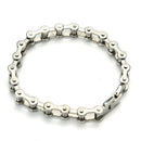 Women Men Fashion Jewellery Stainless Steel Bracelet Bike Bicycle Chain Shape JR