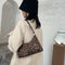 Animal Pattern Women Handbag Street PU Shoulder Underarm Tote Bag (Leopard)