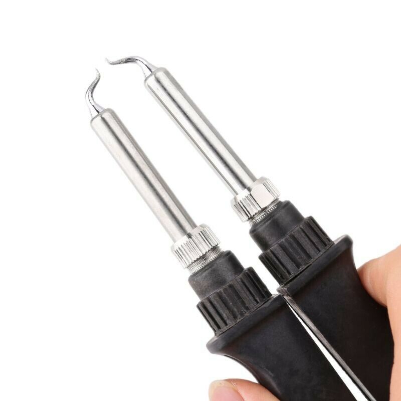 902 Esd Smd Double Soldering Iron Tweezer Handle Clip Heating Plier Solderi I6Z4