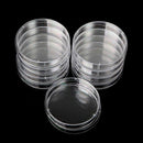 5x Clear Plastic Petri Dish Disposable Bacterial Culture Dish Plate 60X15mm QIJ