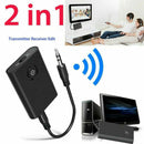 Wireless V4.0 Wireless Transmitter and Receiver Audio Aux 3.5mm Adapter 2-in-1 b
