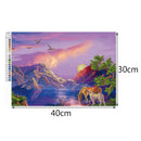 5D Sunset Dolphins Diamond Painting Embroidery DIY Cross Stitch Home Decor