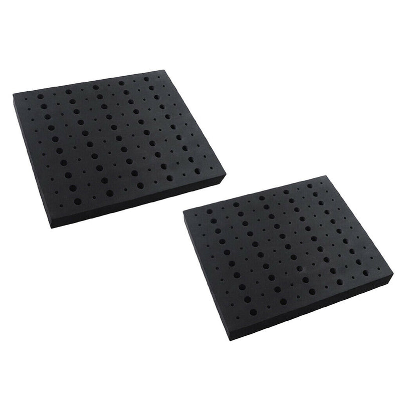 2Pack Router Bits Storage Tray 11x13 Inches for 110 Bits 60x 1/4" + 50x 1/2"