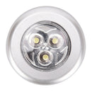 Round 3 LED Battery Powered on/off self-stick Touch Light night lightClickLampLJ