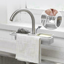 1* Kitchen Storage Rack Holder Sink Drainer Bathroom Soap Shelf Organizer S S6V7
