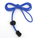 One pair of elastic shoelaces lock lock shoelace 120 cm dark blue + black Y9G7