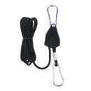 4 Packs 1/8'' Adjustable Heavy Duty Rope Ratchet Clip Hanger Tent Tensioners