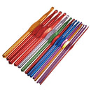 14pcs Crochet Needle Knitting Wool from 2mm to 10mm Aluminium Knit Crochet