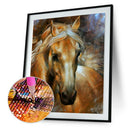Horse Painting DIY 5D Diamond Mosaic Cross Stitch Kit Embroidery Home Decor