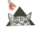 triangle cat pattern patch ironing stickers heat transfer iron on patches JR