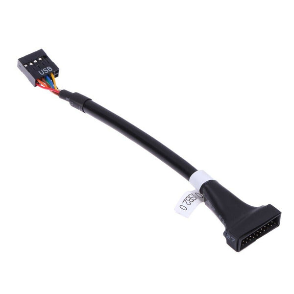 USB 3.0 20 Pin Male to USB 2.0 9 Pin Motherboard Female  Cable
