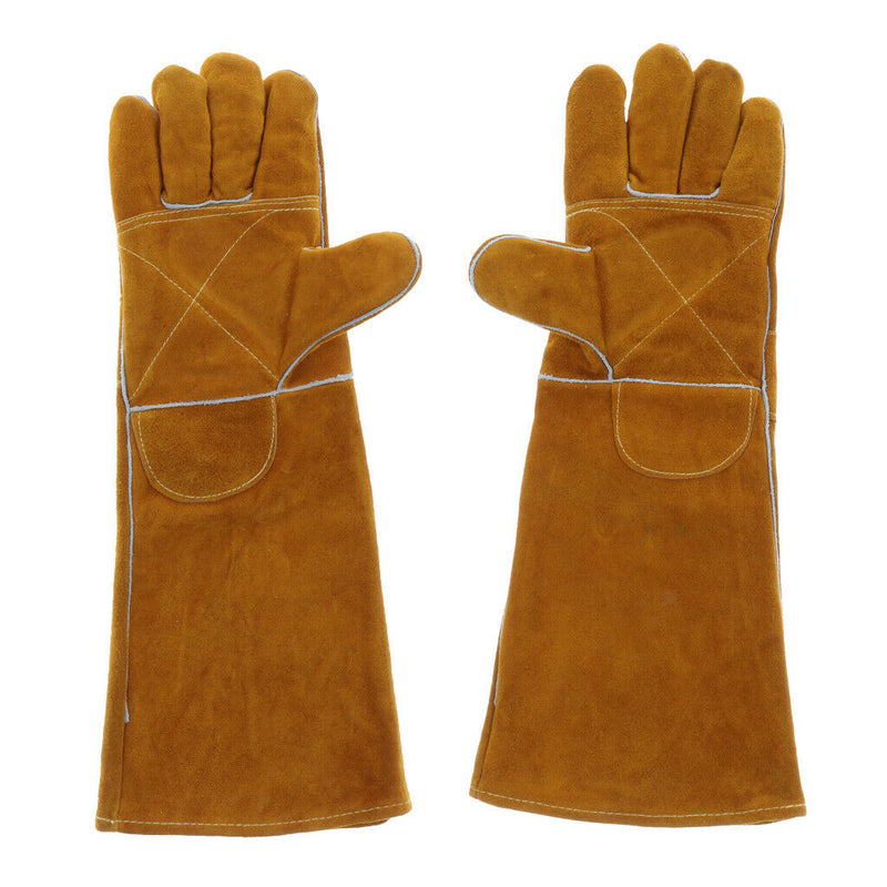 1 pair Professional Gloves Anti Bite with Long Sleeve Lizard Reptile Protective