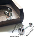 1PC Middle Finger Gesture Tongue Barbell Stud Piercing Rings Body Jewelr Gw