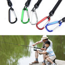 Fishing Lanyards Boating Ropes Retention String Camping Carabiner Secure Lock TE