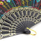 Peacock Folding Hand Held Fans Bulk For Women - Spanish/Chinese/Japanese Vi O3Q2