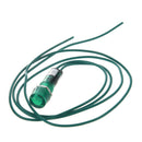 Neon Indicator Pilot Signal Lamp Green Light ACÃ‚Â 220V w Cable H8V7