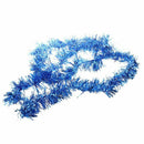 2m (6.5 Ft) Christmas Tinsel Tree Decorations Tinsel Garland (blue) V3L8