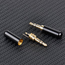 3set 3.5mm 3 Pole Stereo Male Repair Headphone headset Jack Plug Audio Soldering
