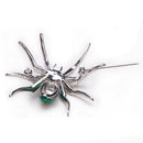 2pcs Widow Spider Brooh Animal Insect Bug Clip Crystal Rhinestone Pin Brooch