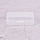Portable mini plastic battery travels cases holder storage box for 26650 batteOZ